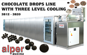 Chocolate Drops Line With Three Level Cooling

